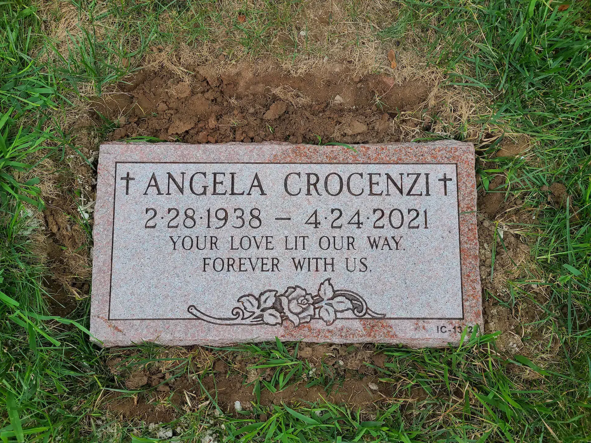 Granite Cemetery Marker hand-carved by NJ Cemetery Markers in NJ — image 1